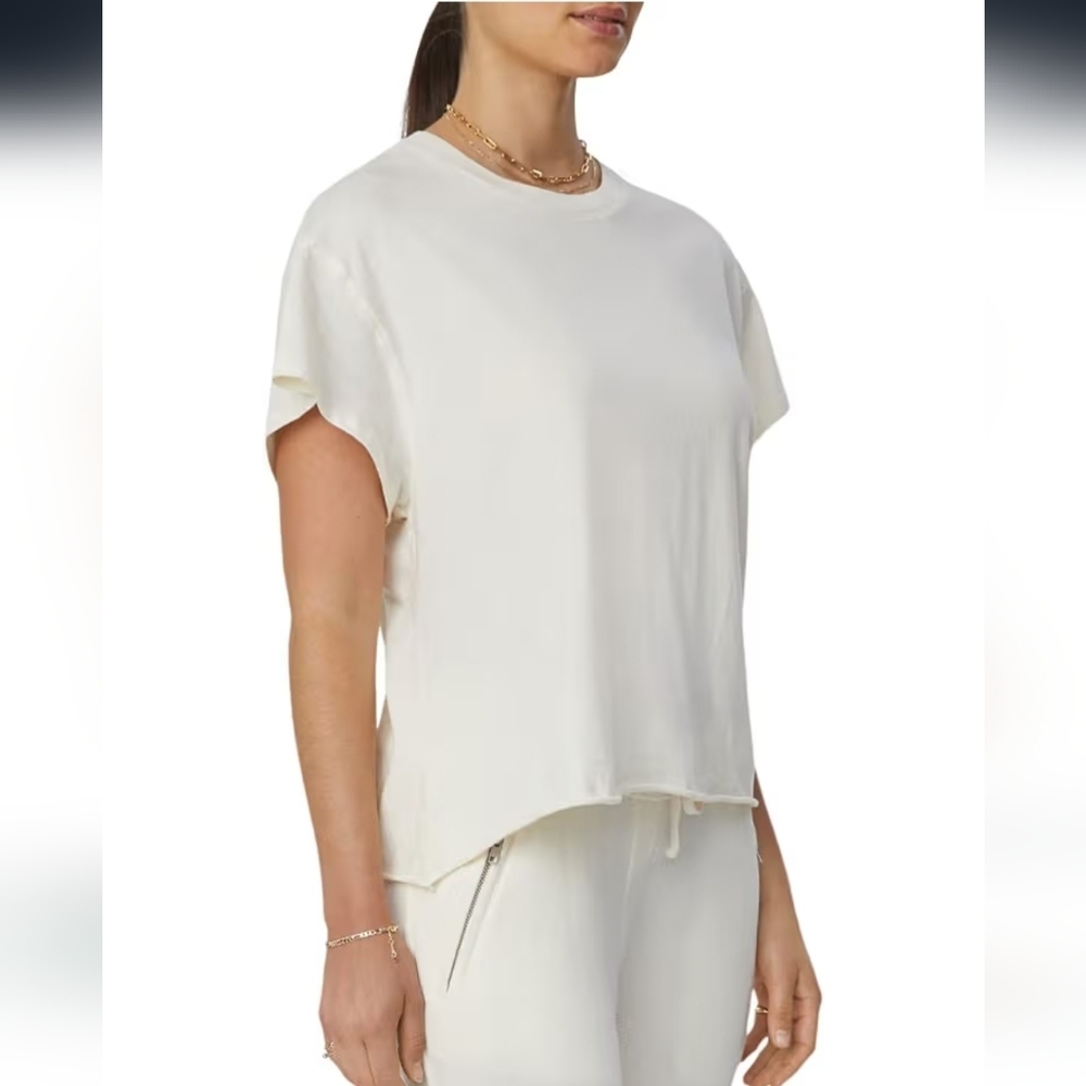 Sincerely Jules X Bandier Aster Crew Neck Tee Women's XXL NWT Minimalist Organic